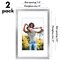 Americanflat 2 Pack of Picture Frames with Mat - Plexiglass Cover